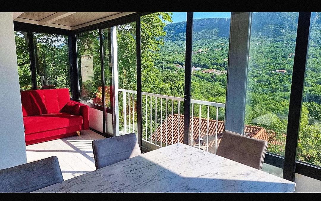 Amazing Sea-Mountain Valley View House With 3 Terraces And Huge Chill Gardens, 5Min From The Sea! Bribir  Exterior photo