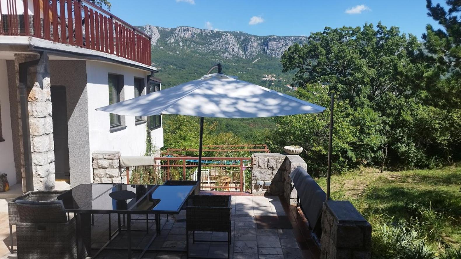 Amazing Sea-Mountain Valley View House With 3 Terraces And Huge Chill Gardens, 5Min From The Sea! Bribir  Exterior photo